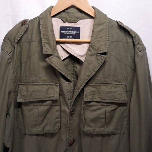 American Eagle Outfitters Fall Military Jacket XXL - Picture 2 of 6